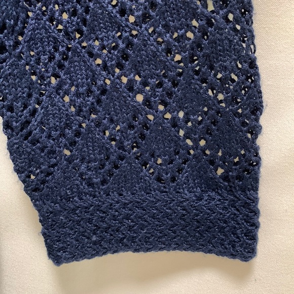 Navy Petite open cardigan - Picture 3 of 7